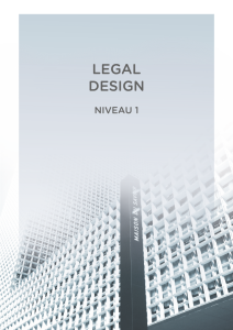 Legal Design – niveau 1 – Hiver 2023